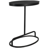 Bree Accent Table, Aged Black-Furniture - Accent Tables-High Fashion Home