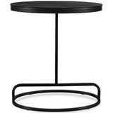 Bree Accent Table, Aged Black-Furniture - Accent Tables-High Fashion Home