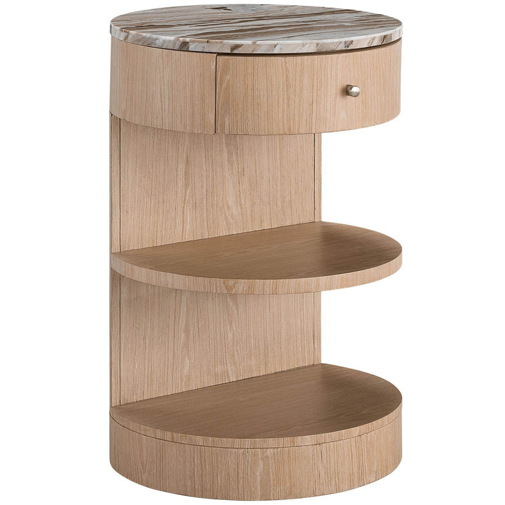 Breeze Nighstand, White Oak-Furniture - Bedroom-High Fashion Home