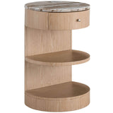Breeze Nighstand, White Oak-Furniture - Bedroom-High Fashion Home