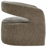 Breis Swivel Chair, Taupe-Furniture - Chairs-High Fashion Home