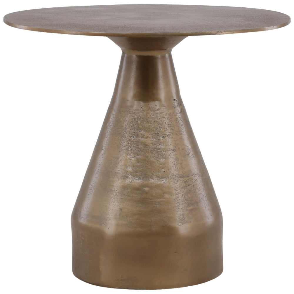 Brema Bistro Table, Antique Brass-Furniture - Accent Tables-High Fashion Home