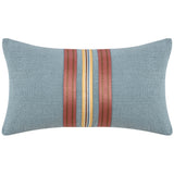 Breton Lumbar Pillow, Blue Multi