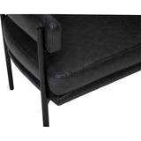 Bretta Chair, Glamour Black-Furniture - Chairs-High Fashion Home