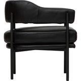 Bretta Leather Chair, Impression Black