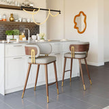 Brew Barstool & Counter Stool, Beige