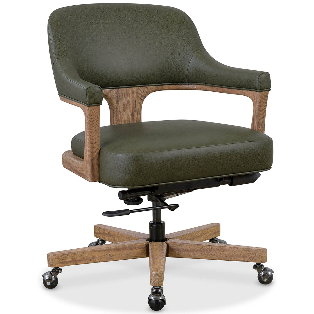 Briar Leather Executive Swivel Tilt Chair, Verona Forest