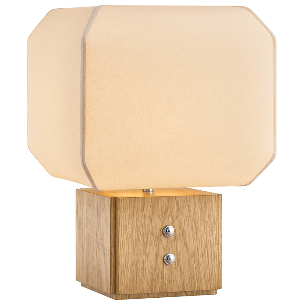 Brice Table Lamp, Polished Nickel