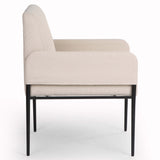 Brickel Arm Chair, Fiqa Boucle Light Taupe by Four Hands