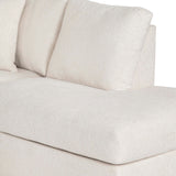 Brickell Sectional, Cream-Furniture - Sofas-High Fashion Home