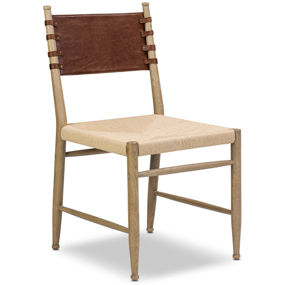Brielle Dining Chair, Natural, Set of 2 by Amber Lewis x Four Hands-Furniture - Dining-High Fashion Home