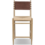 Brielle Stool, Natural by Amber Lewis x Four Hands-Furniture - Benches-High Fashion Home