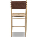 Brielle Stool, Natural by Amber Lewis x Four Hands-Furniture - Benches-High Fashion Home