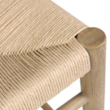 Brielle Stool, Natural by Amber Lewis x Four Hands-Furniture - Benches-High Fashion Home