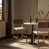 Brielle Stool, Natural by Amber Lewis x Four Hands-Furniture - Benches-High Fashion Home