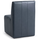 Brighton Leather Dining Chair, Mystic Blue, Set of 2-Furniture - Dining-High Fashion Home