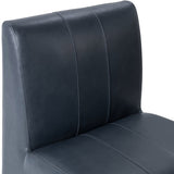 Brighton Leather Dining Chair, Mystic Blue, Set of 2-Furniture - Dining-High Fashion Home