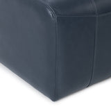 Brighton Leather Dining Chair, Mystic Blue, Set of 2-Furniture - Dining-High Fashion Home