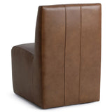 Brighton Leather Dining Chair, Rich Cocoa, Set of 2-Furniture - Dining-High Fashion Home