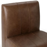 Brighton Leather Dining Chair, Rich Cocoa, Set of 2-Furniture - Dining-High Fashion Home
