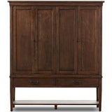 Brimley Wide Cabinet, Aged Pine-Furniture - Storage-High Fashion Home