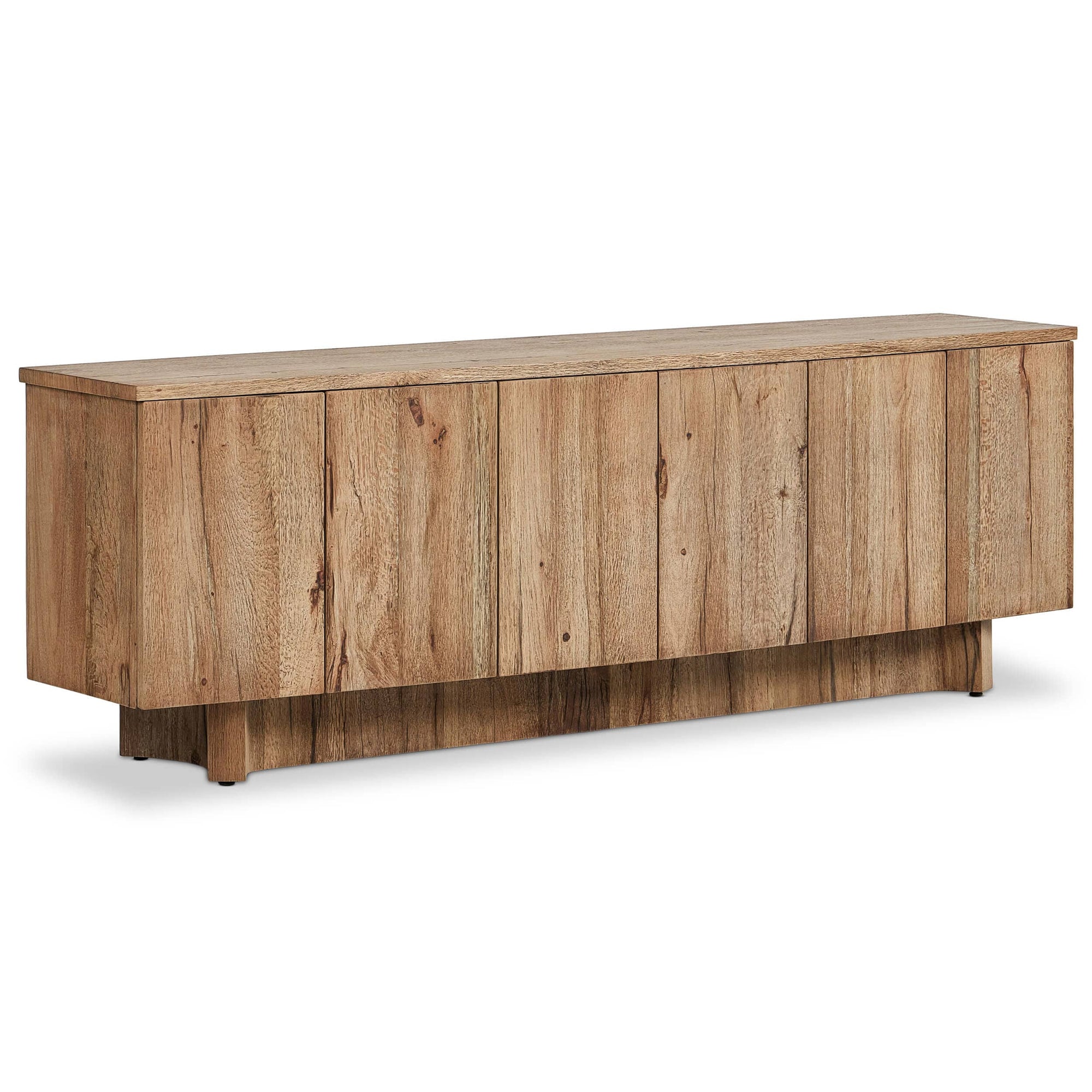 Brinton Media Console, Rustic Oak High Fashion Home