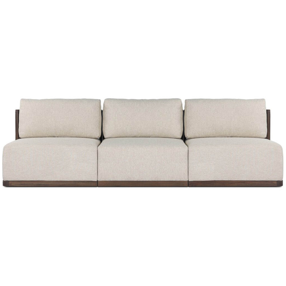 Brio Outdoor 3 Piece Sectional, Ellor Beige by Four Hands