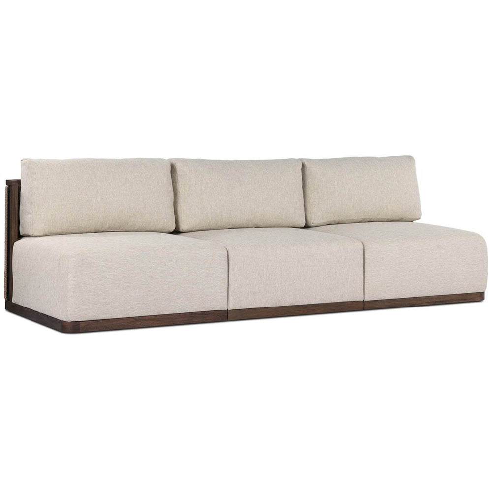 Brio Outdoor 3 Piece Sectional, Ellor Beige by Four Hands-Furniture - Outdoor-High Fashion Home