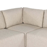 Brio Outdoor 5 Piece Sectional, Ellor Beige by Four Hands