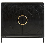 Briseis Cabinet, Black-Furniture - Storage-High Fashion Home