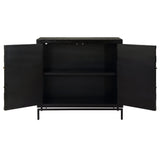 Briseis Cabinet, Black-Furniture - Storage-High Fashion Home