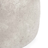 Britney Outdoor Round End table, Light Gray-Furniture - Outdoor-High Fashion Home