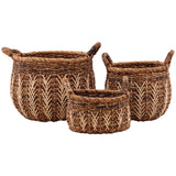 Brogan Basket, Natural, Set of 3