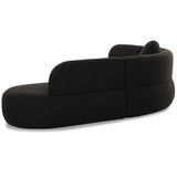 Broohah Sectional, Black-Furniture - Sofas-High Fashion Home