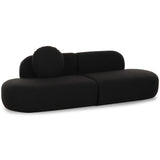 Broohah Sofa, Black-Furniture - Sofas-High Fashion Home