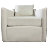 Brook Chair, White-Furniture - Chairs-High Fashion Home
