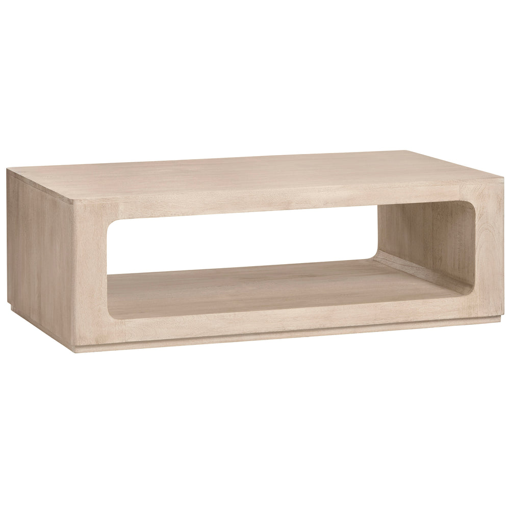 Brooklyn Cocktail Table, White Wash-Furniture - Accent Tables-High Fashion Home