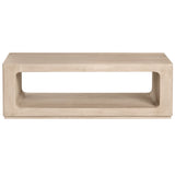 Brooklyn Cocktail Table, White Wash-Furniture - Accent Tables-High Fashion Home
