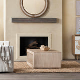 Brooklyn Cocktail Table, White Wash-Furniture - Accent Tables-High Fashion Home