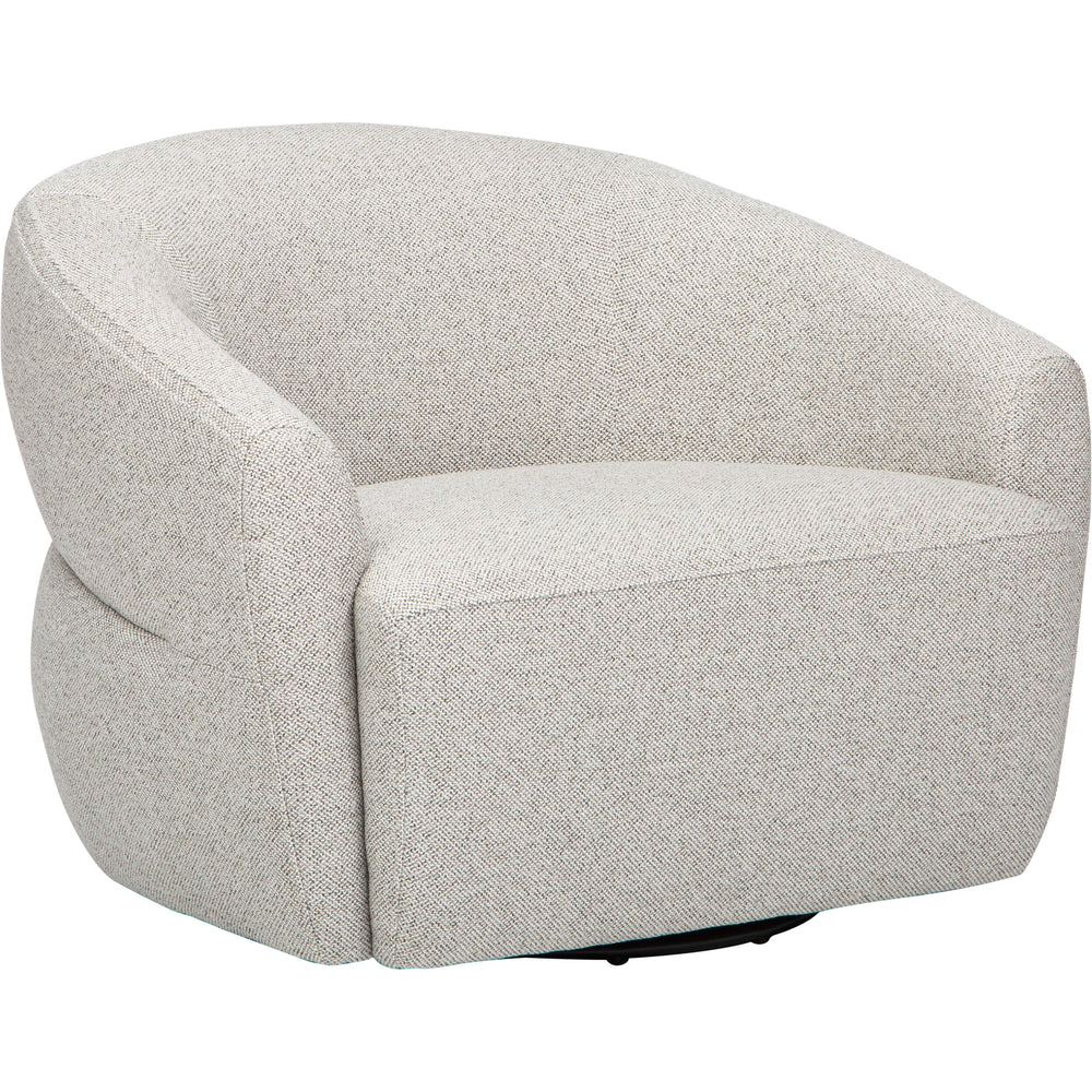 Brooks Swivel Chair, Lila Birch