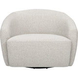 Brooks Swivel Chair, Lila Birch