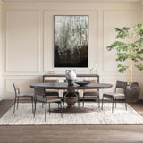 Brookside Oval Dining Table, Cocoa Brown-Furniture - Dining-High Fashion Home