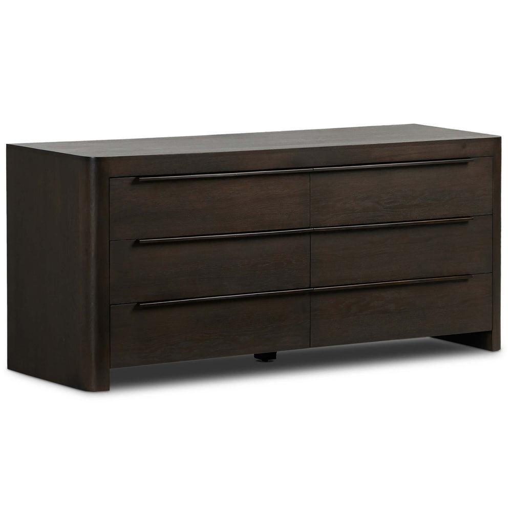 Bruce 6 Drawer Dresser, Espresso-Furniture - Storage-High Fashion Home