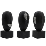 Bruges See, Hear, and Speak No Evil Statuary, Black, Set of 3-Accessories-High Fashion Home