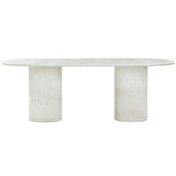 Brut Dining Table, Marble Finish