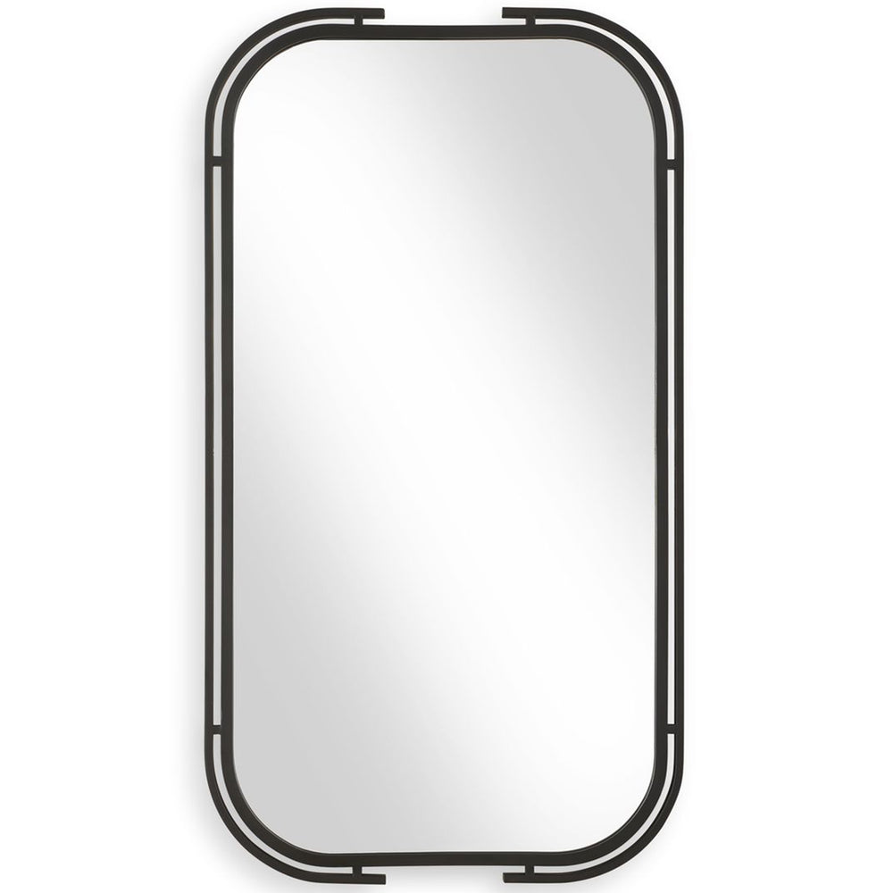 Brylan Mirror, Matte Black-Accessories-High Fashion Home
