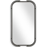 Brylan Mirror, Matte Black-Accessories-High Fashion Home