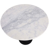 Bubble Base Accent Table, White