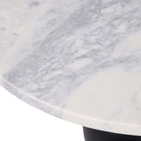 Bubble Base Accent Table, White