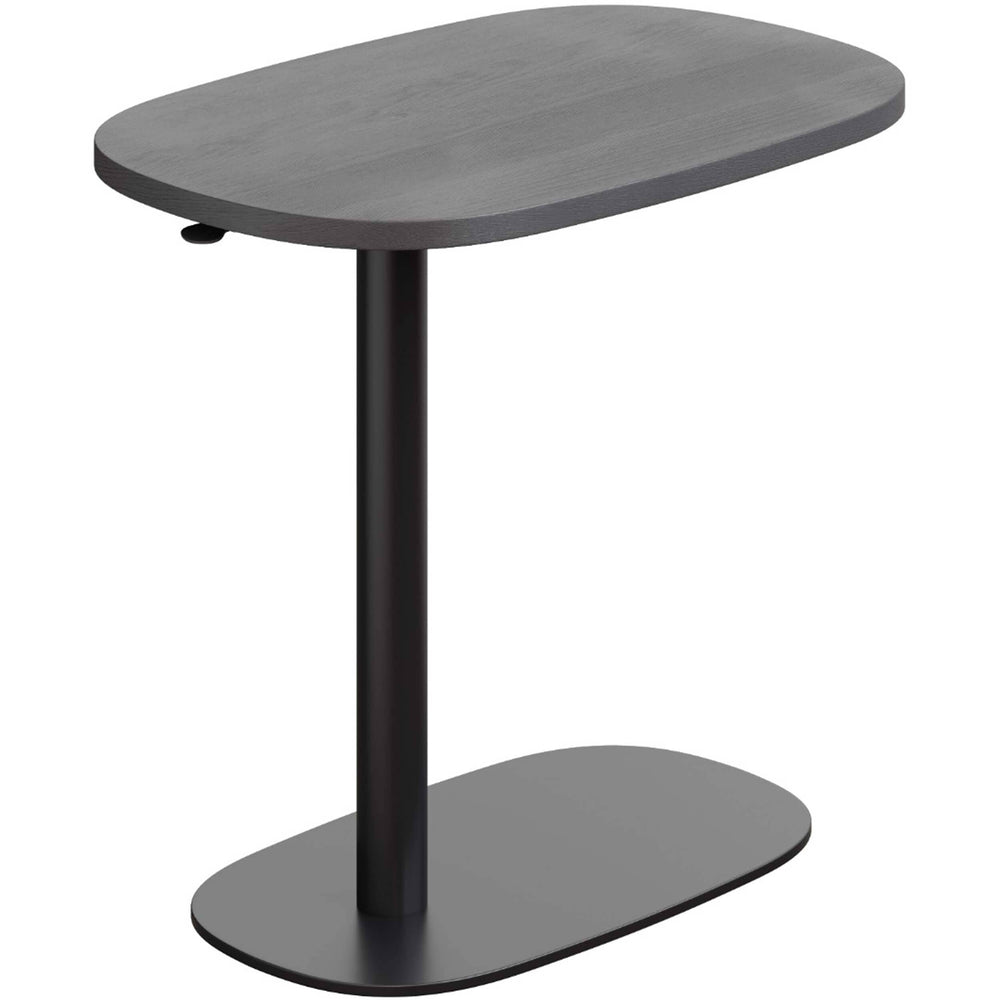 Buddy Adjustable Rotating Side Table, Gray-Furniture - Accent Tables-High Fashion Home